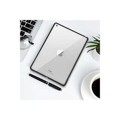 Black Clear Hybrid Flex Hard Shell Case for Apple iPad 10.2"