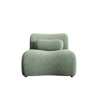 TiramisuBest Black Modular Sofa,Adjustable Headrests,Chenille Sectional,Hidden Legs,Reclining Backrest for Living Room/Bedroom