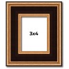 PosterPalooza | Photo Size Weathered Gold Picture Frame - UV Acrylic, Foam Board Backing, Hanging Hardware - 2 of 4