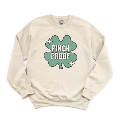 Simply Sage Market Women's Graphic Sweatshirt Pinch Proof Shamrock