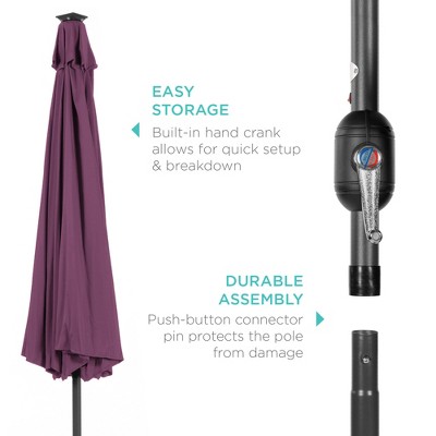 10 ft tiltable cantilever patio umbrella IdealHouse 10 ft Cantilever Umbrella outdoor patio Offset Patio Umbrella  with Easy Lift and Tilt Adjustment UV Protection Fade Resistant for Deck  Pool Garden Gray in the Patio Umbrellas department at Lowes.com