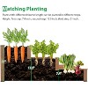 coucheta Raised Garden Bed Kits, Planter Box for Vegetables Flowers Ground Planter Box-Olive - 2 of 4