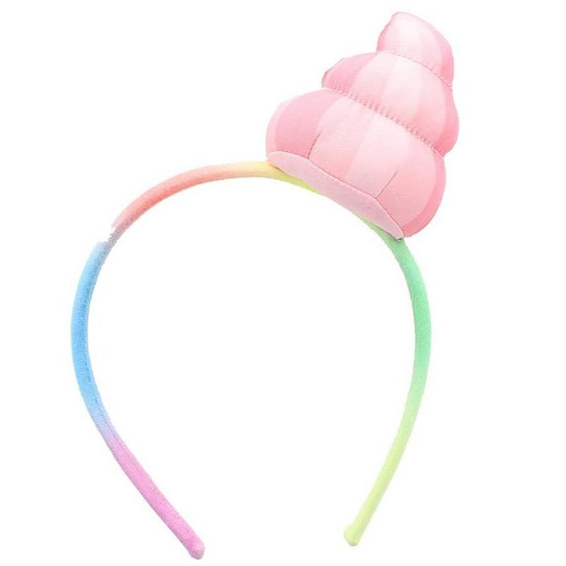 Se7en20 Glitter Galaxy Plush Pink Poop Emoji Child Costume Headband, 2 of 3