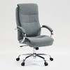 Dolonm Adjustable skin friendly cotton fabric material office chair，Quiet Rollers，Reinforced frame and chassis - 2 of 4