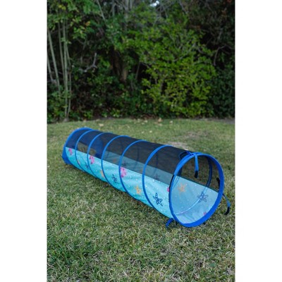 Sea Buddies Blue and Black Play Tunnel for Kids