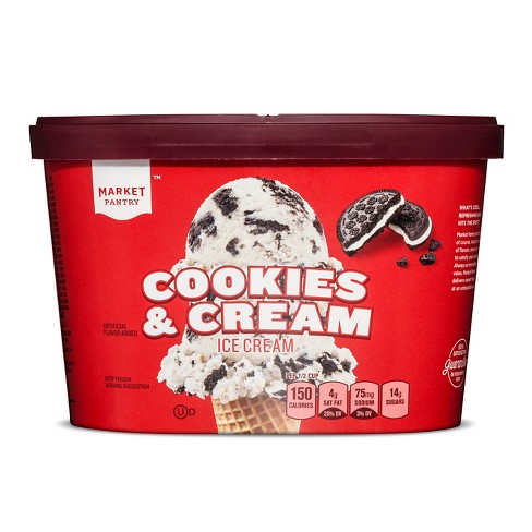 Cookies Cream Ice Cream 1 5qt Market Pantry Target