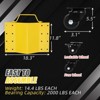 4-Piece Heavy Duty Wheel Dolly Set, 8000 Lbs Capacity Car Mover for Trucks, Motorcycles, Trailers & Boats, - 2 of 4