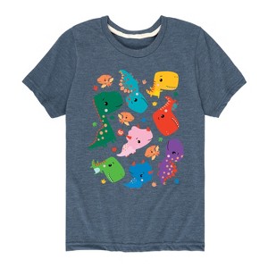Boys' - Fisher-Price - Dinosaur Pattern Short Sleeve Graphic T-Shirt - 1 of 4