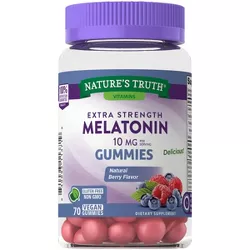 Nature's Truth Melatonin 10mg Vegan Gummies - 70ct