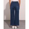 Allegra K Women's High Waisted Stretchy Straight Leg Buttoned Loose Denim Jeans - 3 of 4