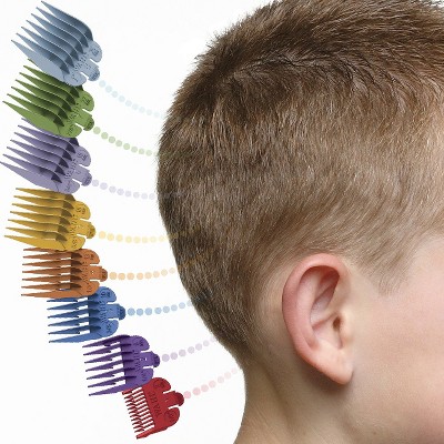 wahl color pro men's haircut kit with color coded guide combs