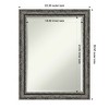 Amanti Art Filigree Beveled Framed Bathroom Vanity Wall Mirror - 3 of 4