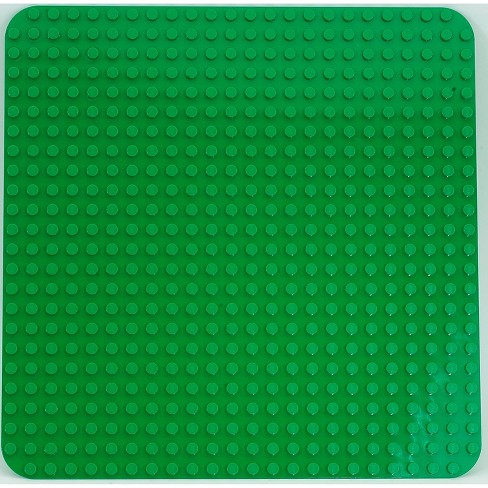 Buy 2 Green 2-Sided Base Plates for Lego & Duplo Builds by Nilo