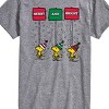 Men's - Peanuts - Woodstock Merry and Bright Holiday Signs Short Sleeve Graphic T-Shirt - 2 of 4