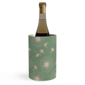 H Miller Ink Illustration Make A Wish Dandelion Pattern Wine Chiller - 1 of 2