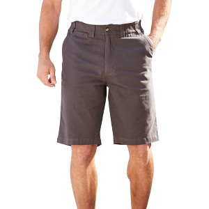 KingSize Men's Big & Tall 10" Flex Full-Elastic Waist Chino Shorts - 1 of 4