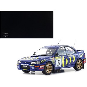 Subaru Impreza #5 Carlos Sainz - Luis Moya Winner "Monte-Carlo Rally" (1995) 1/18 Diecast Model Car by Kyosho - 1 of 4