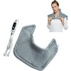 Acekool Weighted Neck Heating Pad - 22x19 Inch, 4 Heat Levels, Fast Relief & Auto Safety, Magnetic Design, 9ft Cord for Shoulder Comfort - 2 of 4