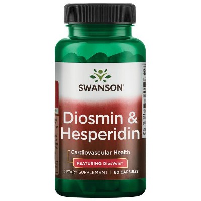 Swanson Ultra Diosmin & Hesperidin - Featuring DiosVein, Supports Cardiovascular Health & Healthy Blood Circulation, 60 Capsules.