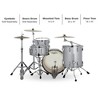 Ludwig Classic Oak 3-Piece Fab Shell Pack With 22" Bass Drum - 2 of 4