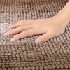 Unique Bargains Bathroom Contrasting Color Striped Non-Slip Plush Shaggy Bath Mat 1 Pc - image 3 of 4