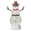 Roman LED Swirl Christmas Cowboy Snowman Figurine - 4 of 4