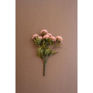 Artificial Dahlia Bundle – Light Pink Faux Flowers – Set of 7 Stems – 18" Tall by Kalalou - 1 of 4