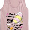 Women's - Dr. Seuss - Don't Worry Go Along Graphic Racerback Tank - 2 of 4