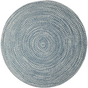 Colonial Mills Kaari Tweed - Arctic Blue 5 Ft round Round Rug Indoor/Outdoor 100% Polypropylene - 1 of 4