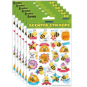 Eureka® Honey Scented Stickers, 80 Per Pack, 6 Packs - 1 of 3