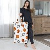 Sweet Jojo Designs Boy Foldable Laundry Hamper with Handles Watercolor Sports Theme Blue Brown and Orange - 4 of 4