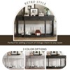 Retro Console Table with 4 Drawers and 1 Shelf for Hallway and Bedroom - 3 of 4