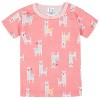 Gerber Infant & Toddler Girls' Snug Fit Cotton Pajamas, 4-Piece Set - 2 of 4