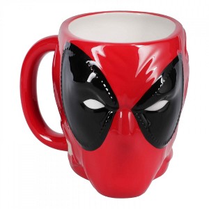Adult Deadpool Mask Shaped 18 oz Ceramic Mug - 1 of 2