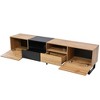CAVINAS Modern TV Stand Media Console with 4 Cabinets and Open Shelves for TVs up to 80" for Living Room - 4 of 4