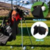 Unique Bargains Microfiber Waffle Tri-Fold Golf Towel with Groove Brush 1 Set 20"x16" - 4 of 4