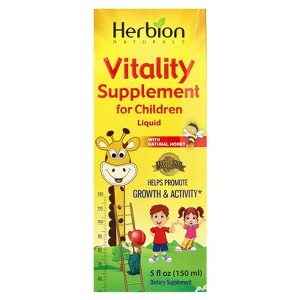 Herbion Naturals Vitality Supplement For Children, With Natural Honey, 5 fl oz (150 ml) - 1 of 4