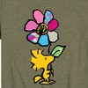 Boys' - Peanuts - Woodstock With Flower And Pattern Short Sleeve Graphic T-Shirt - 2 of 4