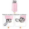Unique Bargains Makeup Remover Nail Polish Push Down Alcohol Dispenser Bottles 4 Pcs 250ML(8.5oz) Pink - 4 of 4