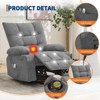 RONSHIN Power Lift Recliner Chair for Elderly with 45° Assist Stand, Electric Massage & Heat Recliner, Small Space Swivel Rocker with Cup Holders - 4 of 4
