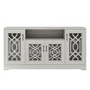 NicBex Farmhouse Wood TV Stand Rustic Media Console with Storage Shelves Entertainment Center for Living Room, Bedroom - 2 of 4