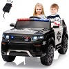 Nasitip Kids Ride On Police Car, 12V Electric Truck for Toddlers, Battery Powered Ride On Toy with Remote Control - 2 of 4