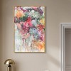 Art Remedy Doll Memories - Secret Green Floral Colorful Pastel Abstracts Framed - 2 of 4