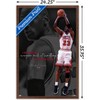 Trends International Michael Jordan - Can't Accept Not Trying Framed Wall Poster Prints - 3 of 4