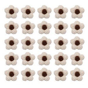 Unique Bargains Cotton Handmade DIY Floral Embroidered Applique Patches 50 Pcs - 1 of 4