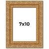 PosterPalooza | Photo Size Contemporary Gold Picture Frame - UV Acrylic, Foam Board Backing, Hanging Hardware - 2 of 4