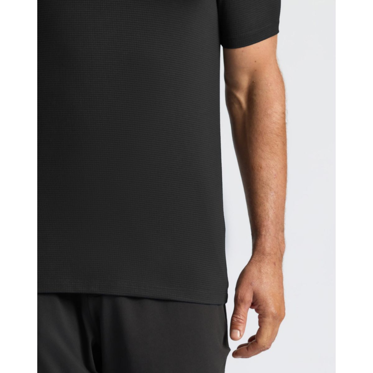 Men's Black Active Mesh Crew - True Classic - thumbnail 6