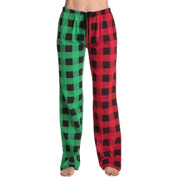 Just Love Women Buffalo Plaid Pajama Pants Sleepwear. (red Black