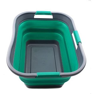 SAMMART 29L(7.6 gallon) Collapsible Plastic Laundry Basket - 1 of 4