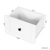 Okak Vanity Table with Lights, Makeup Vanity with Power Strip, Dressing Table Set with 3 Large Drawers, Vanity Mirror 3 Lighting Color - 4 of 4